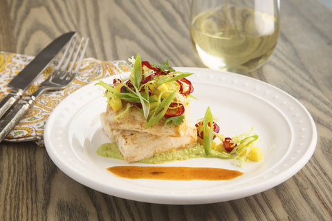 Chipotle-Glazed Halibut